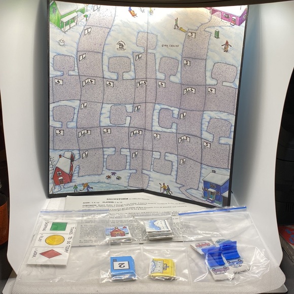Snowstorm! Board Game: A Co-operative Game by Family Pastimes 1994 Complete - Picture 6 of 11
